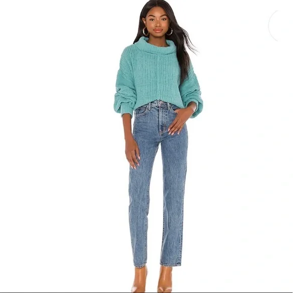 Free People Be Yours Pullover Emerald Aura - Picture 5 of 8